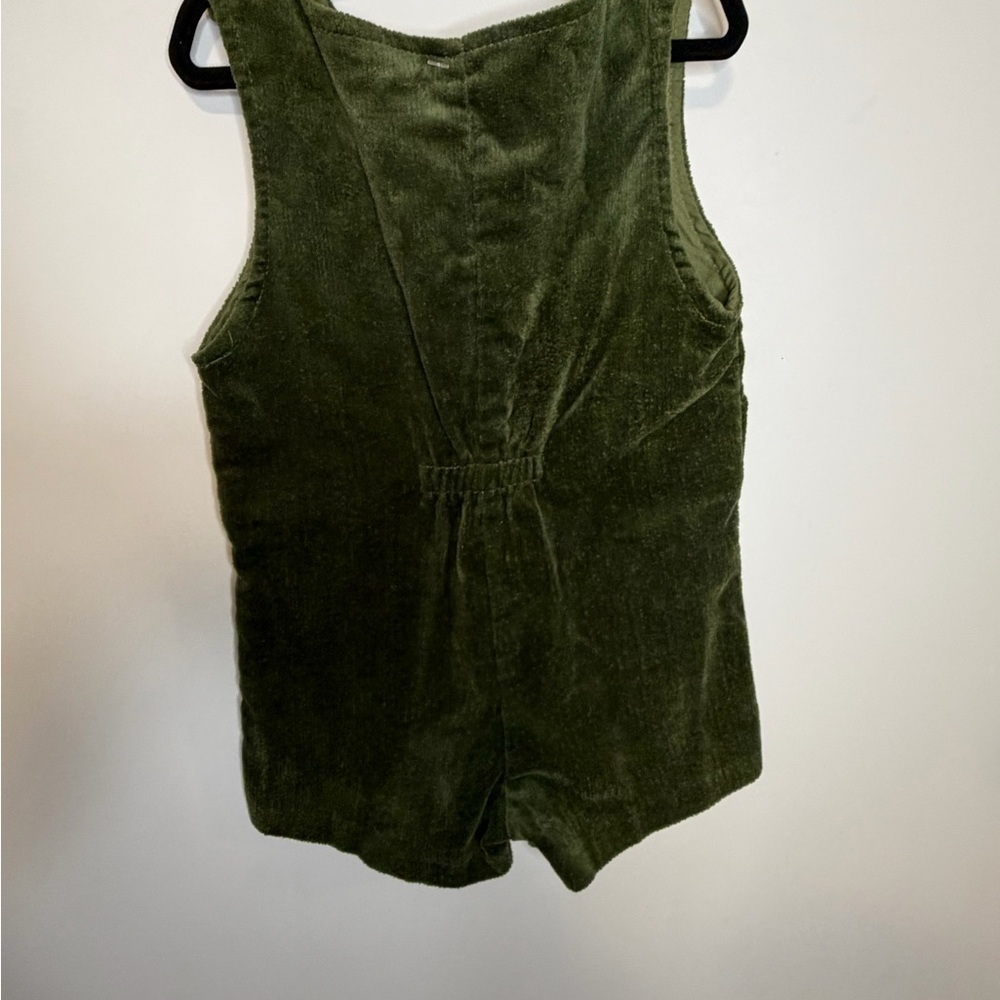 ✨ Vintage Green Corduroy Toddler Romper – Size 3T ✨ - Picture 3 of 5